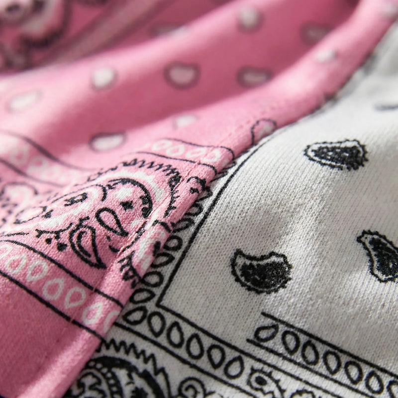 Plus Size Paisley Print Jogger Pants - Laverne