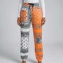 Plus Size Paisley Print Jogger Pants - Laverne