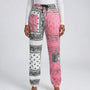 Plus Size Paisley Print Jogger Pants - Laverne