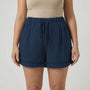 Plus Size Relaxed Fit Shorts - Amber