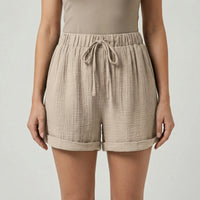 Plus Size Relaxed Fit Shorts - Amber