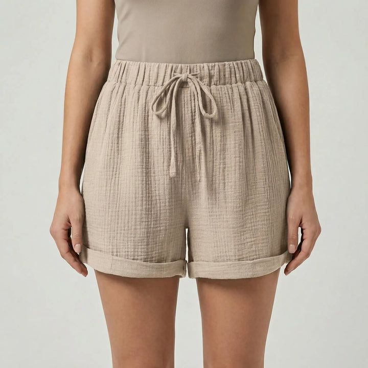 Plus Size Relaxed Fit Shorts - Amber