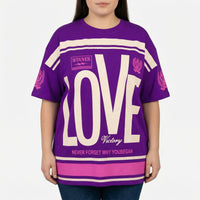 Plus Size Round Neck T-Shirt - Patricia