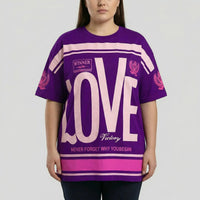 Plus Size Round Neck T-Shirt - Patricia