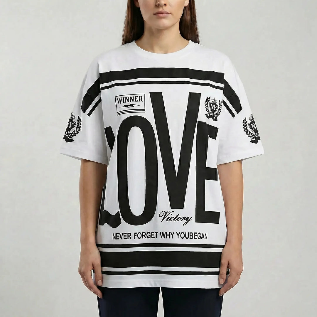 Plus Size Round Neck T-Shirt - Patricia