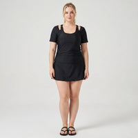 Plus Size Skirted Swimsuit Set - Sally
