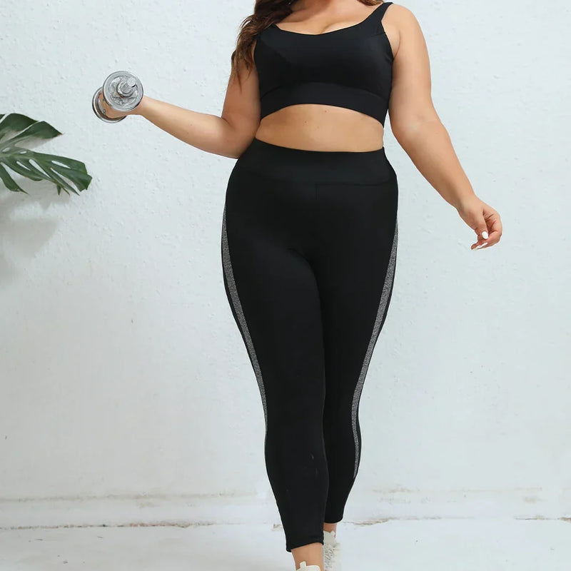Plus Size Sportleggings Mit Hoher Taille - Ruby
