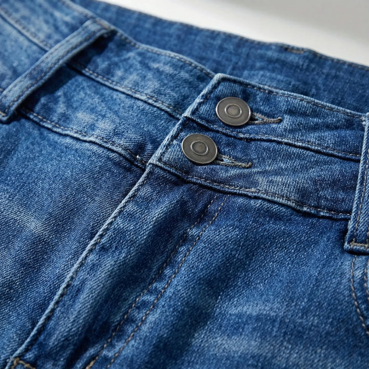 Plus Size Stretch Denim Trousers - Lois