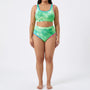 Plus Size Tie Dye Two-Piece Bikini Set - Jean
