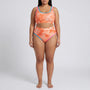 Plus Size Tie Dye Two-Piece Bikini Set - Jean