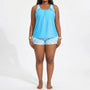 Plus Size Tropical Print Bikini - Raquel