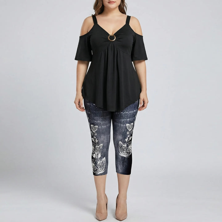 Plus Size Two-Piece Casual Set - Linda