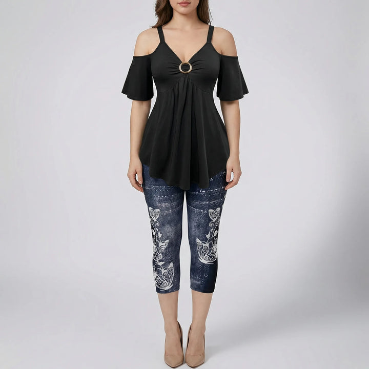Plus Size Two-Piece Casual Set - Linda
