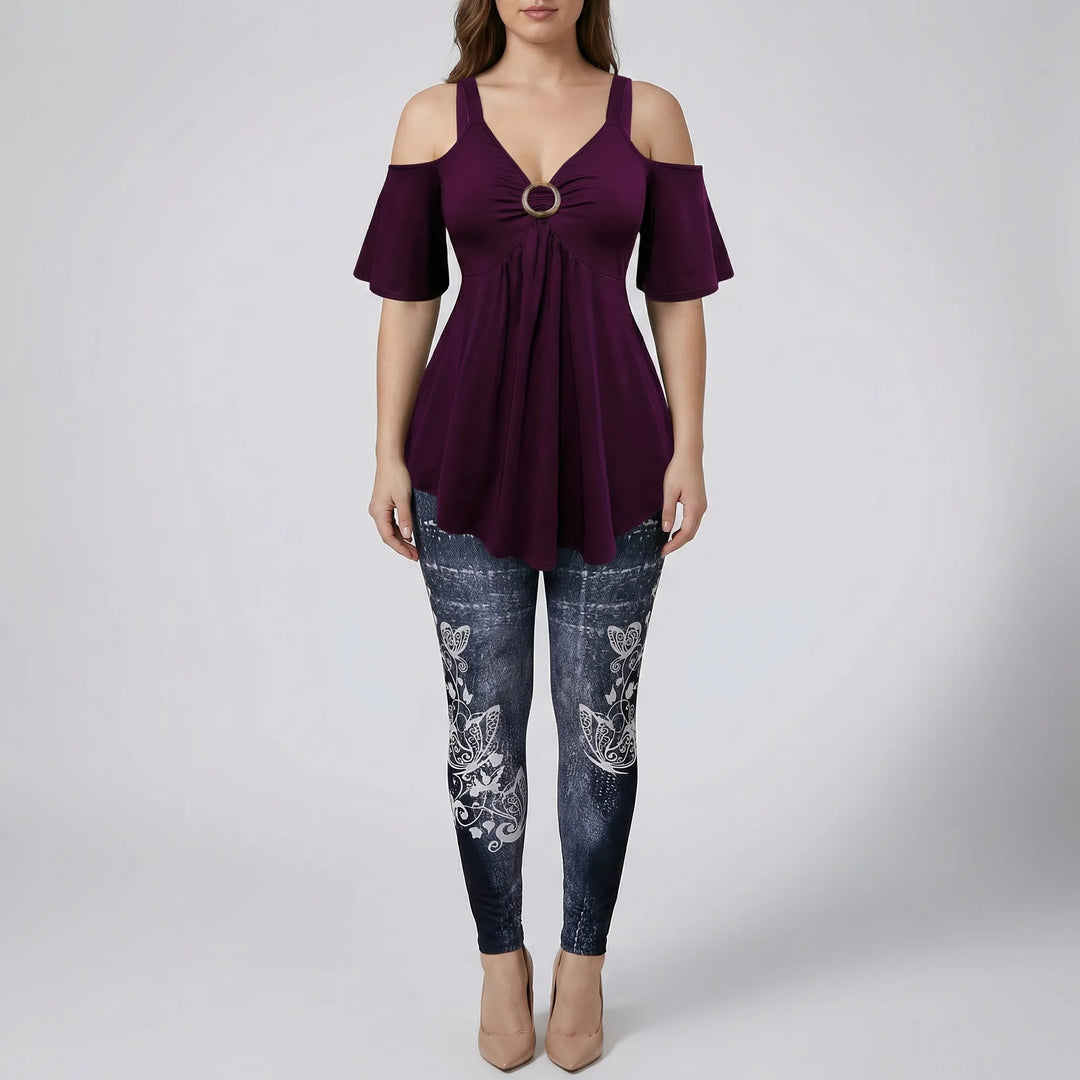 Plus Size Two-Piece Casual Set - Linda