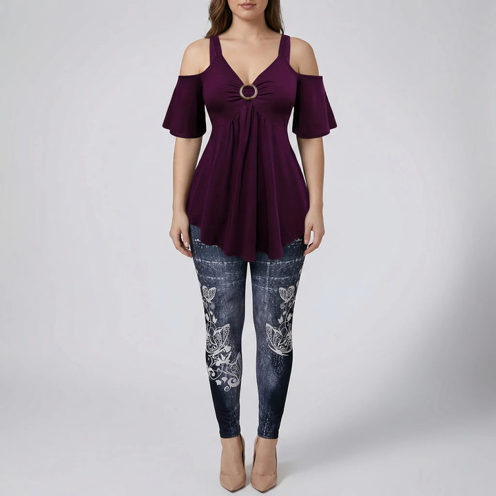 Plus Size Two-Piece Casual Set - Linda
