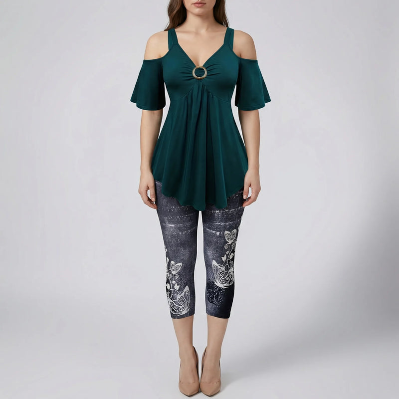 Plus Size Two-Piece Casual Set - Linda