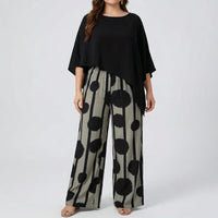 Plus Size Two-Piece Casual Suit - Rhonda
