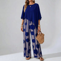 Plus Size Two-Piece Casual Suit - Rhonda