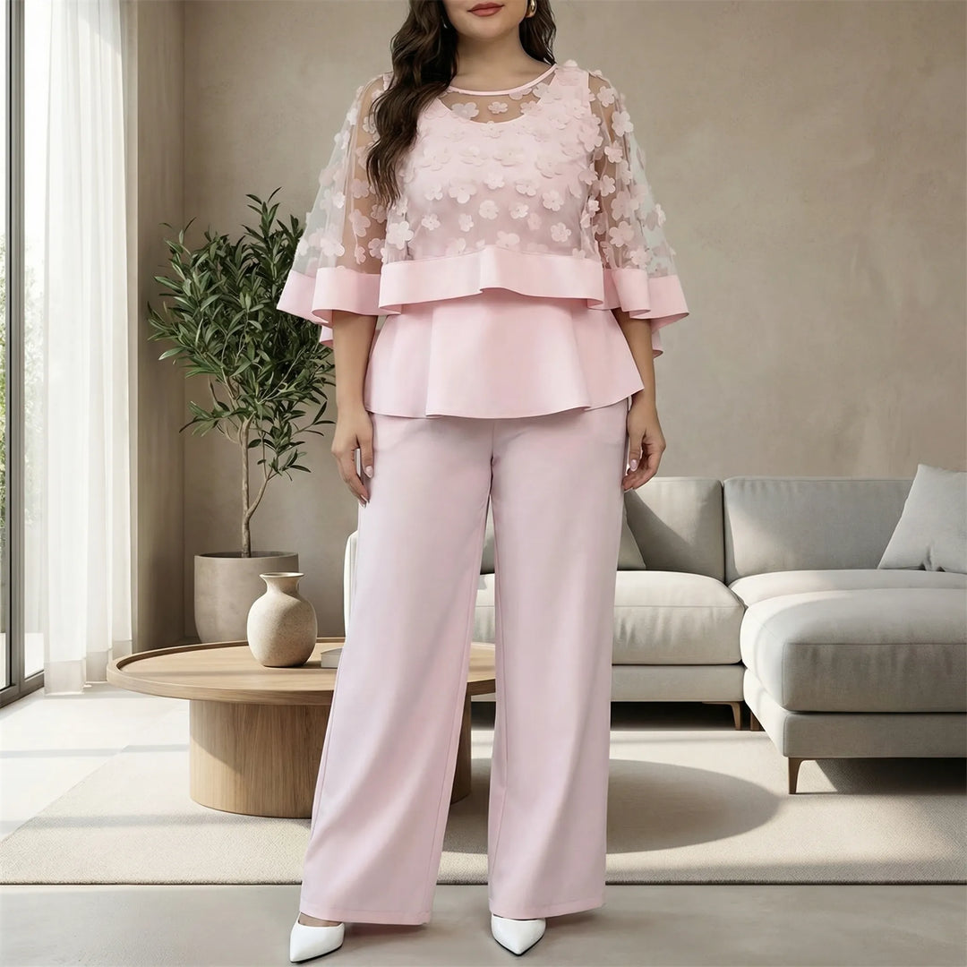 Plus Size Two-Piece Coordinated Outfit - Marie