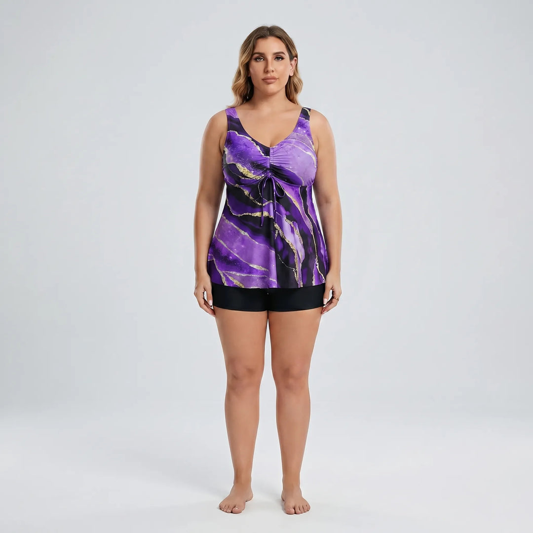 Plus Size Two Piece Swimsuit - Robin