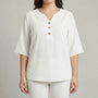 Plus Size V-Neck Casual Top - Lucia
