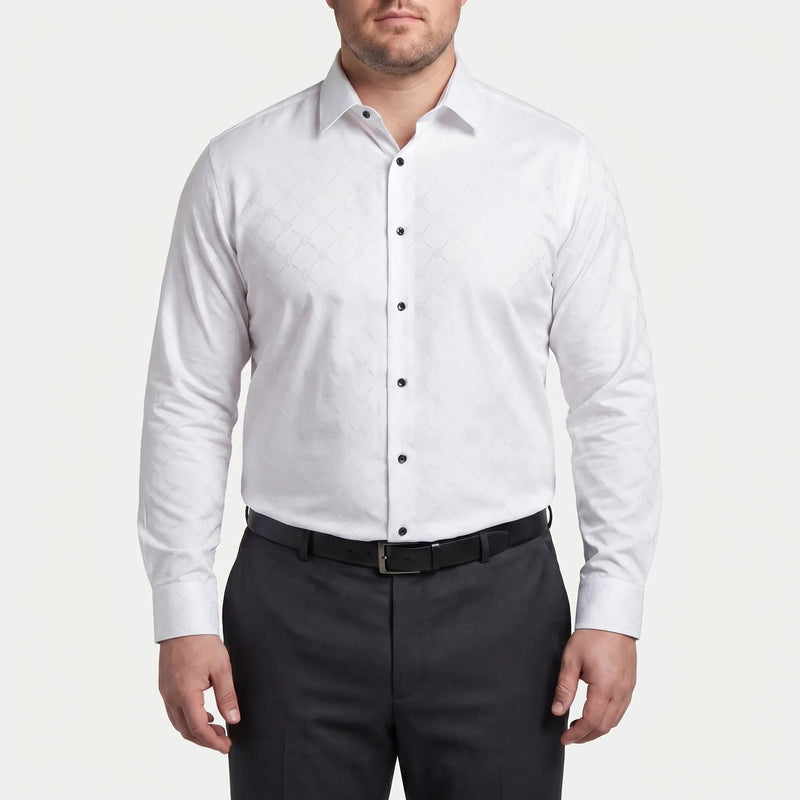 Plus Size Versatile Business Shirt - Bill