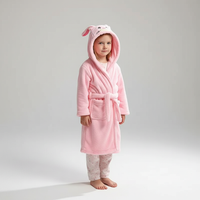 Plüschiger Kindermorgenmantel - CozyWrap