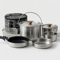 Portable Multi-Piece Outdoor Cookware Set -  Outvenco