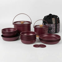 Portable Multi-Piece Outdoor Cookware Set -  Outvenco