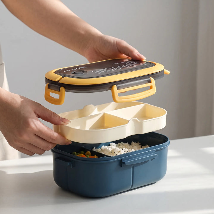 Portable Two-Tier Divided Bento Box - Bentify