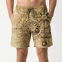 Printed Casual Board Shorts - Brezia