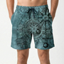 Printed Casual Board Shorts - Brezia