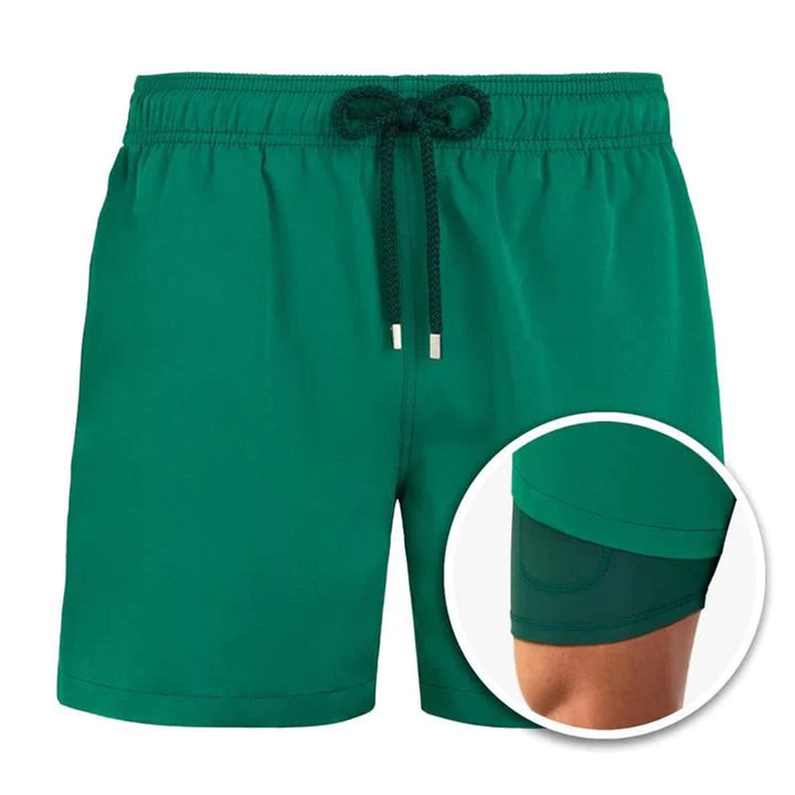 Trendige Herren-Badeshorts mit Print – Julien