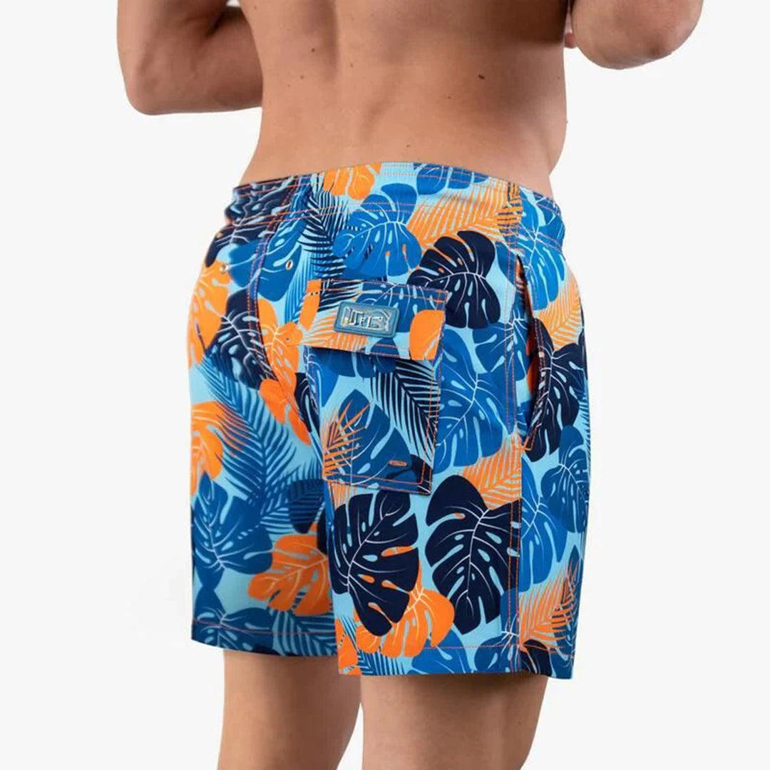 Trendige Herren-Badeshorts mit Print – Julien