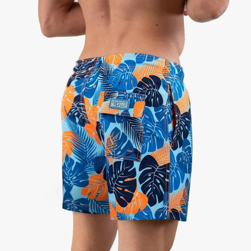 Trendige Herren-Badeshorts mit Print – Julien
