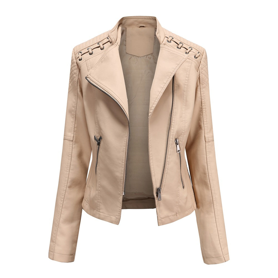 Elani - Trendige Lederjacke für Damen