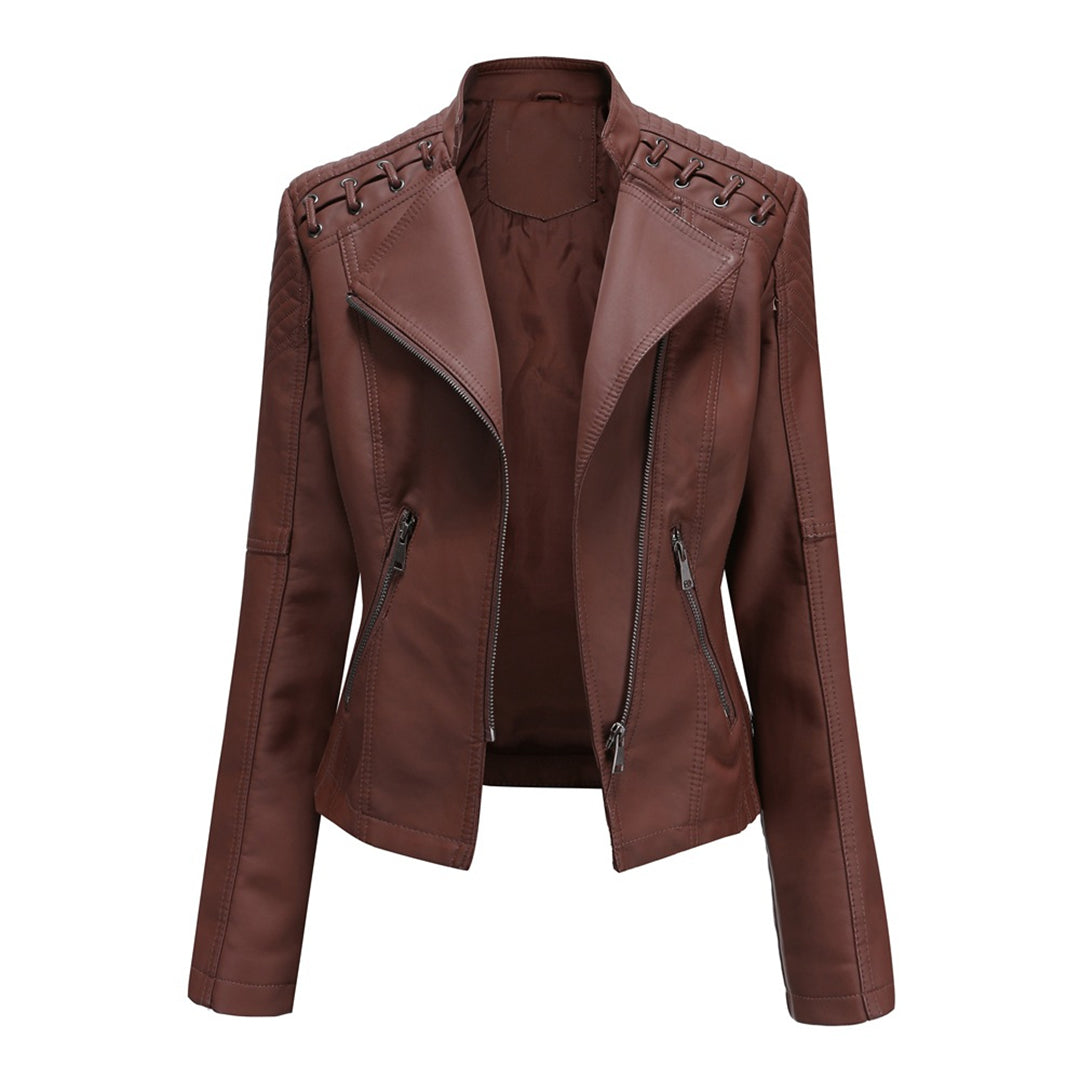 Elani - Trendige Lederjacke für Damen