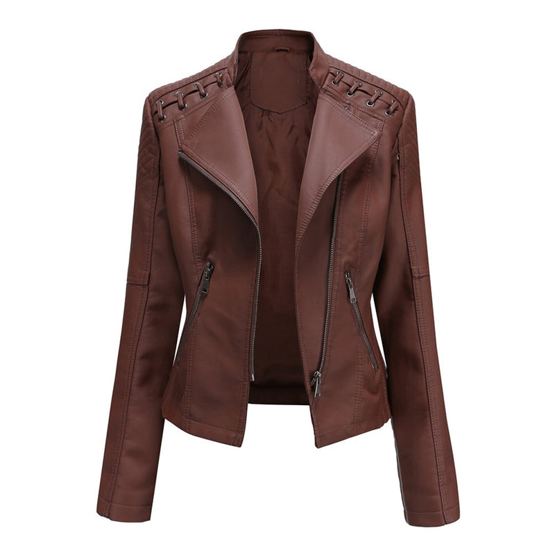 Elani - Trendige Lederjacke für Damen
