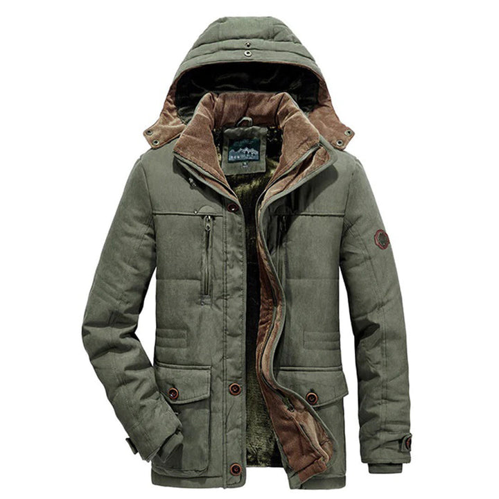 Warmer Herren-Wintermantel mit Fleece - Everest