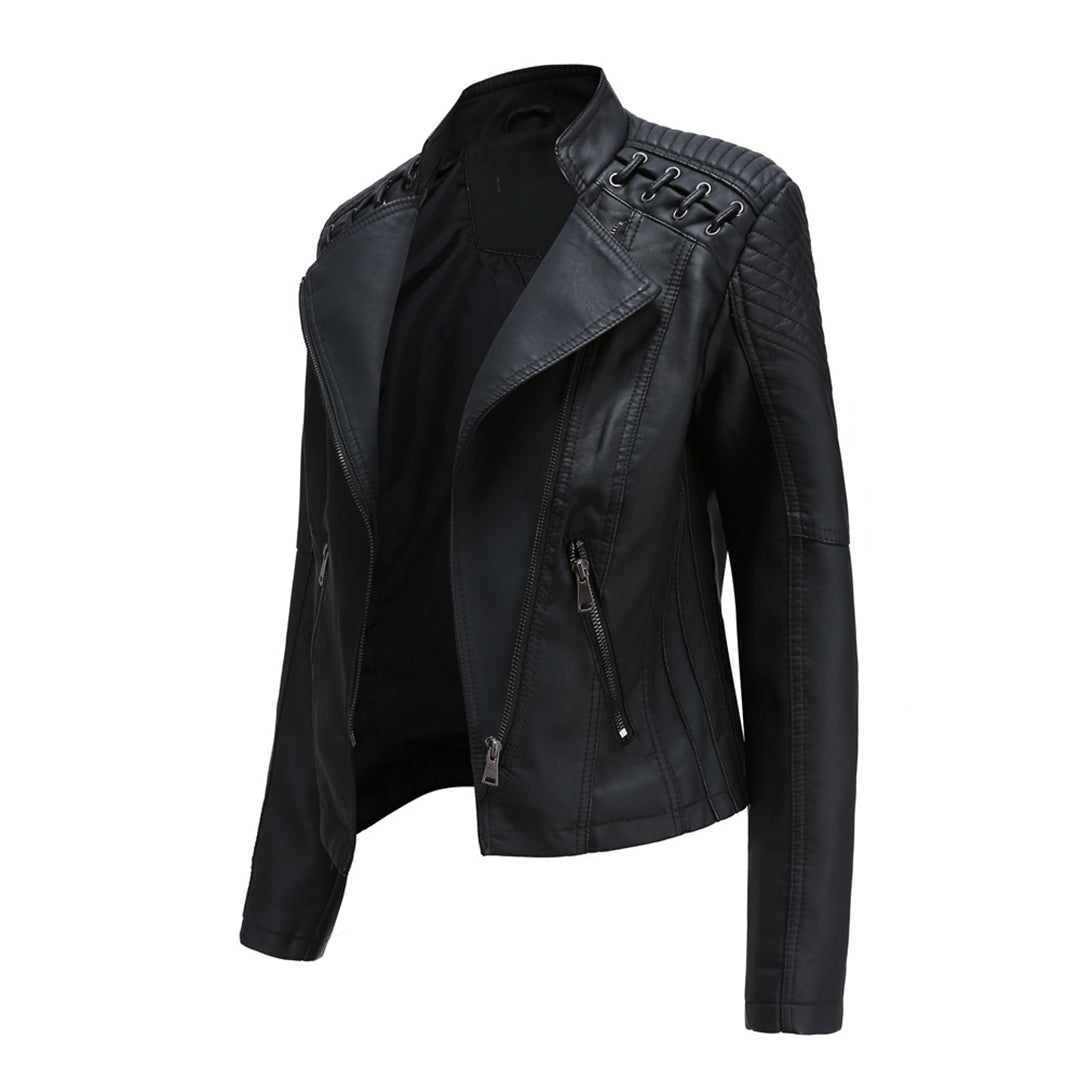Elani - Trendige Lederjacke für Damen