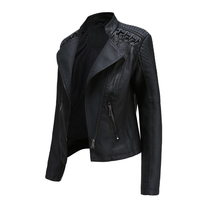Elani - Trendige Lederjacke für Damen
