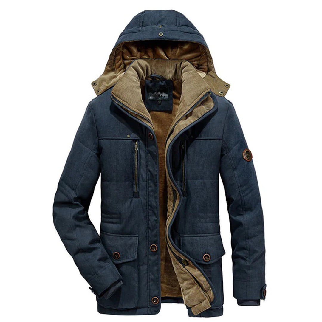 Warmer Herren-Wintermantel mit Fleece - Everest