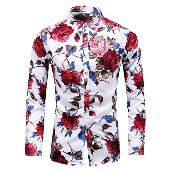 Trendiges Hemd mit Blumenmuster - Finn