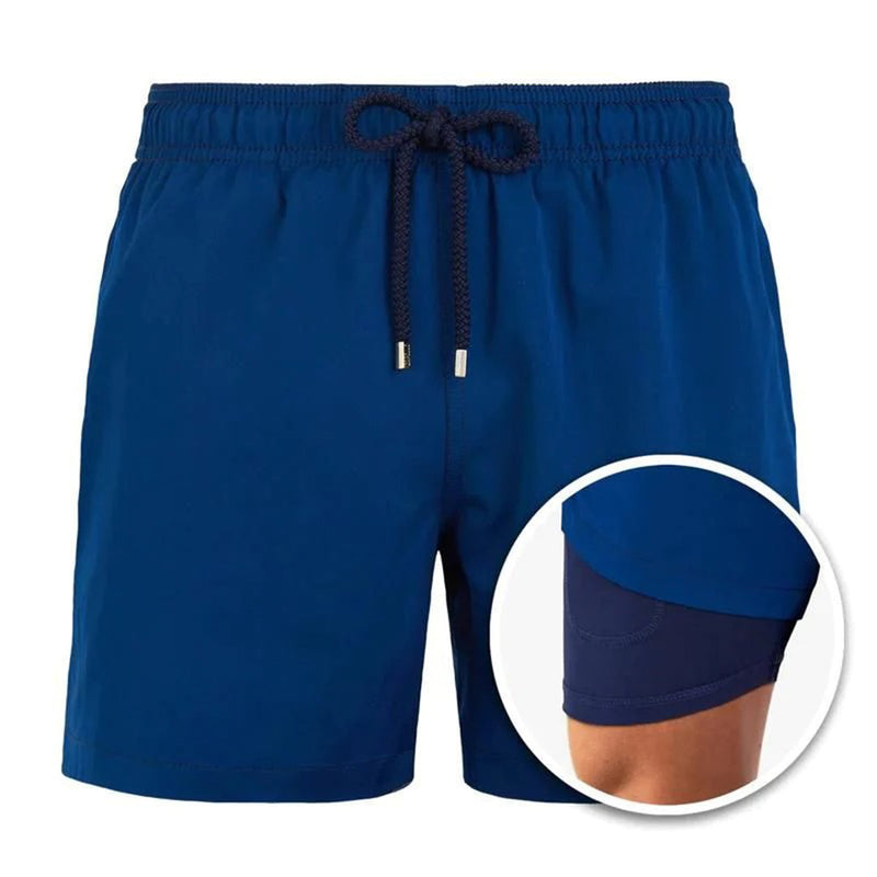 Trendige Herren-Badeshorts mit Print – Julien