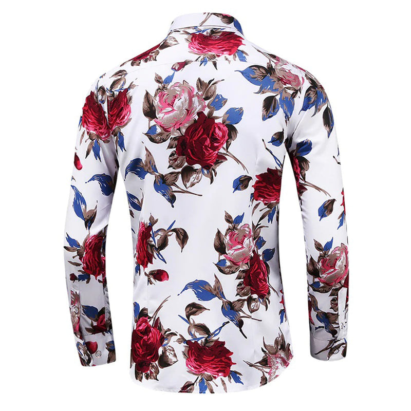 Trendiges Hemd mit Blumenmuster - Finn