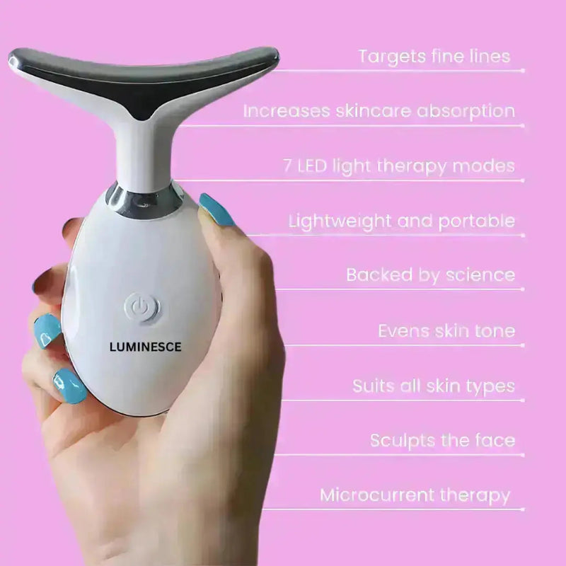 7-in-1 LED Gezichtsversteviger & Massagetool – Vénera