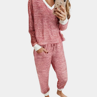 Klassisches Damen-Pyjama-Set - Celeste