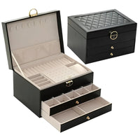Luxuriöse mehrschichtige Schmuckbox - EleganceBox