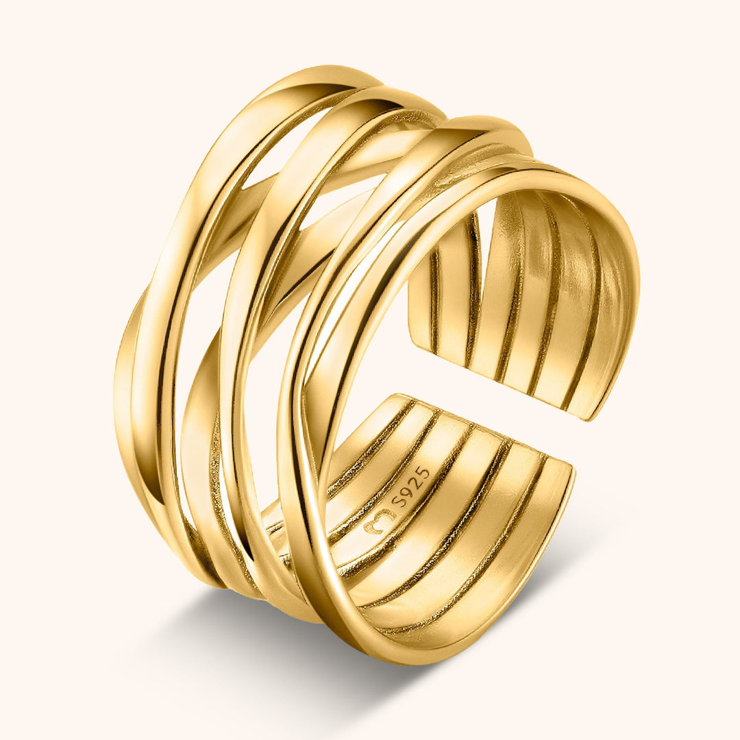 Stilvoller verzweigter Ring - Nora