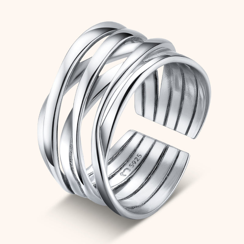 Stilvoller verzweigter Ring - Nora